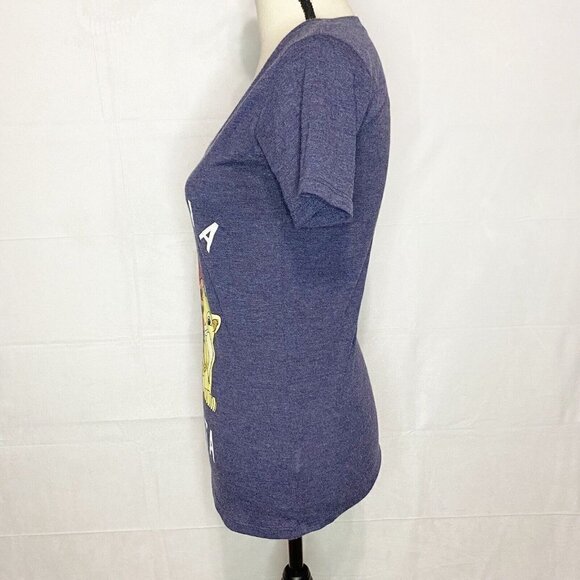 Disney Lion King Hakuna Matata Blue V-Neck T Shirt Size Small - Picture 4 of 6